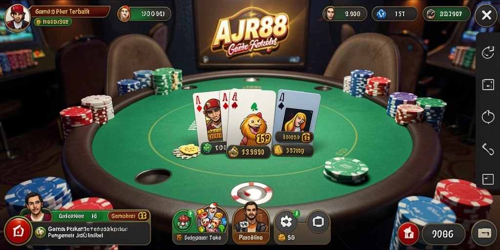 Tampilan gameplay AJR88 yang menarik dan interaktif.