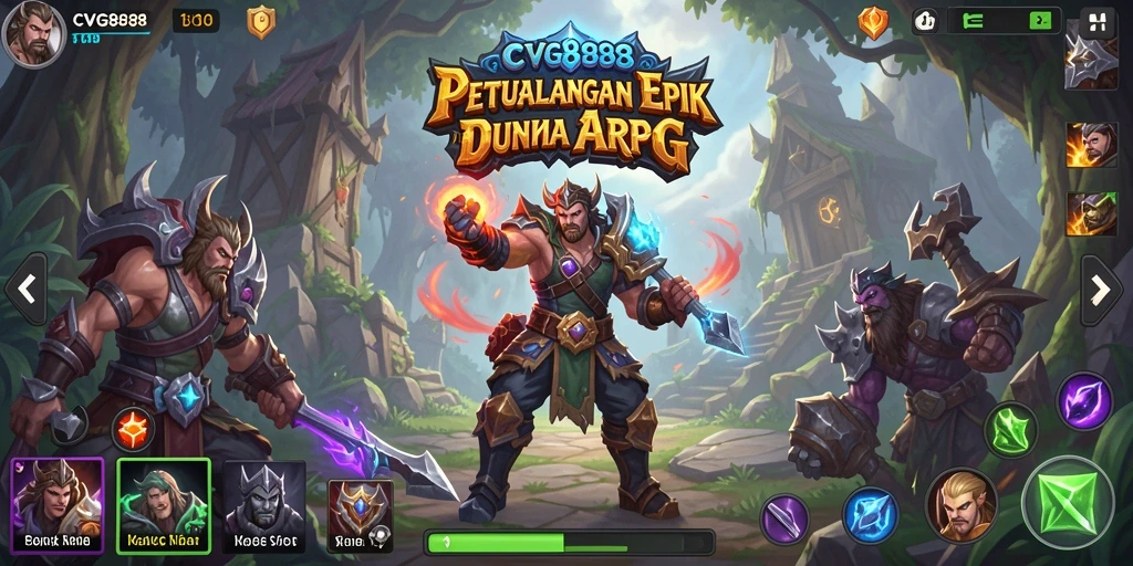 Tampilan gameplay seru dari CVG8888 dengan aksi ARPG yang mendebarkan.