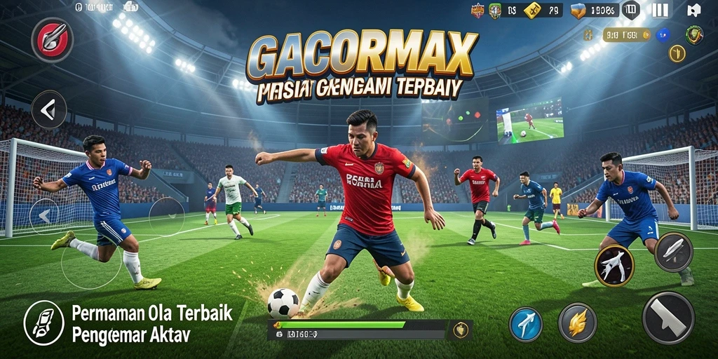 Tampilan menakjubkan dari gameplay GACORMAX dengan aksi olahraga yang intens.