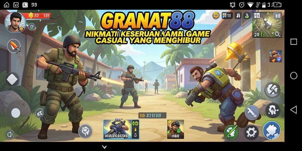 Screenshot gameplay GRANAT88 menunjukkan keseruan dan kemudahan bermain.