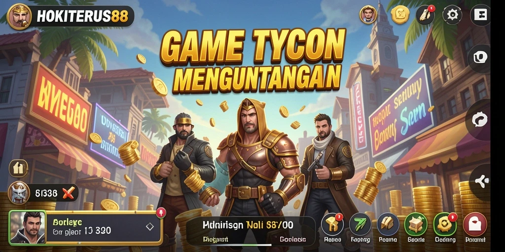 Tampilan gameplay HOKITERUS88 yang menarik dan interaktif.