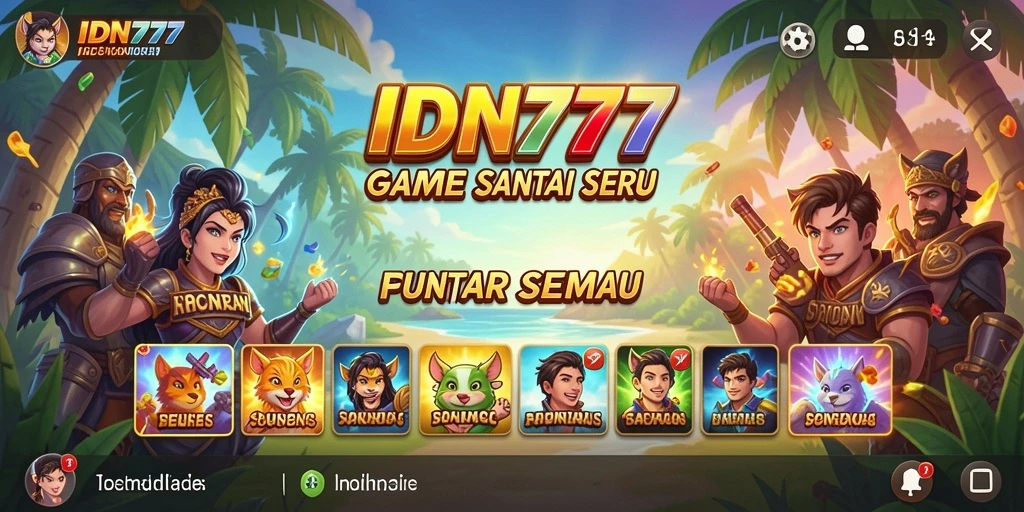 Tampilan gameplay seru di IDN777 yang mengasyikkan.