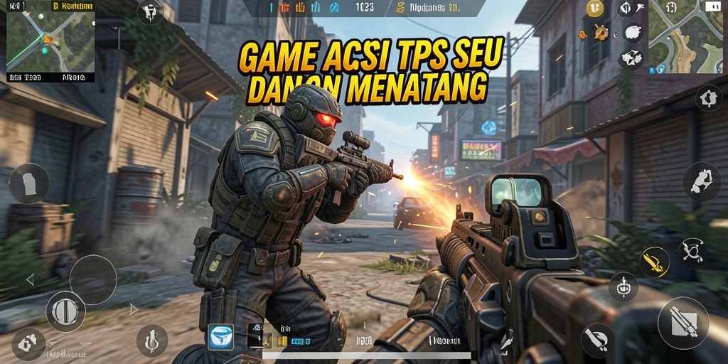Screenshot gameplay K234 yang menunjukkan aksi seru TPS.