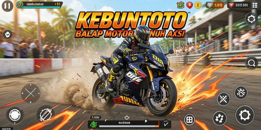 Tampilan gameplay KEBUNTOTO yang menegangkan dan kompetitif.