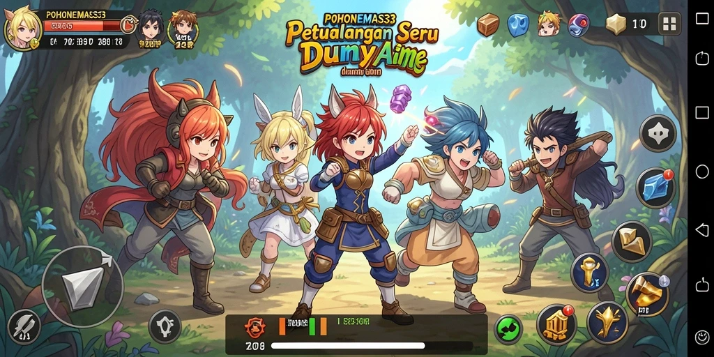 Tampilan gameplay POHONEMAS33 yang menarik dan dinamis.