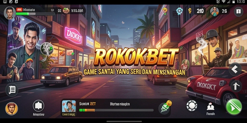 Tampilan menarik dari gameplay ROKOKBET yang seru dan menghibur.